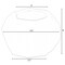 Uniquewise 4-In White Ceramic Table Vase - Modern, Bohemian and Minimalist Decorative Centerpiece for Weddings, Dining & Living Rooms, Offices, Coffee Tables, and Interior Design Accessories